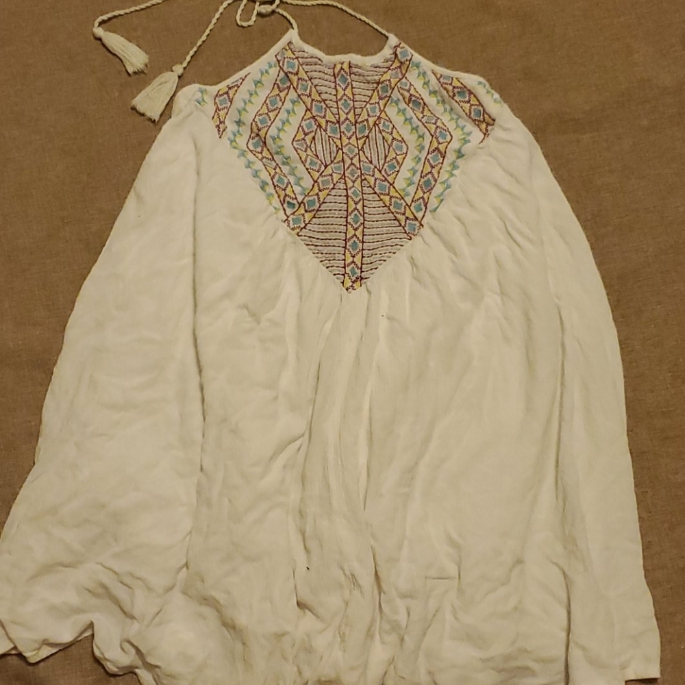 Massimo short little white dress